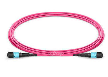 Китай Пурпурное Ом4 пурпурное Мпо Мтп к разветвителю кабелей заплаты оптического волокна Лк 12 ядра поставщик