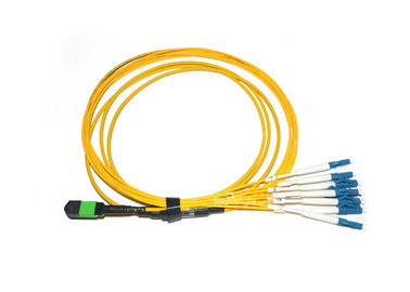 Китай Желтый стандарт Телькордя ядров гибкого провода 8 оптического волокна Мтп-Ск Мпо проламывания поставщик