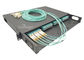 96 ядров чернят установленный шкафом пульт временных соединительных кабелей волокна Мтп/Мпо с 4пкс кассеты Мпо поставщик